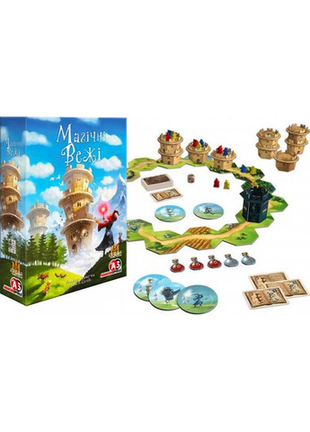 Настольная игра Магические Башни (Wandering Towers) (укр) ( ) Ігрова Майстерня LFCACD214 (370762330)