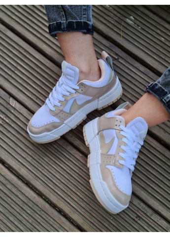 Бежевые демисезонные кроссовки мужские nike dunk disrupt beige найк сб данк No Brand