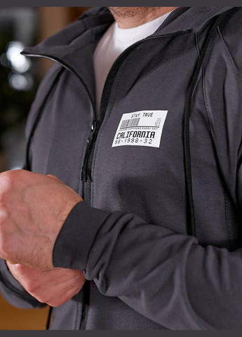 Мужской спортивный костюм цвет черный New Trend (304649667)