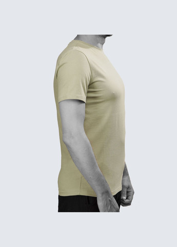 Футболка літня 95/5 Світлий Хакі з принтом UA | UATAC (316086580)