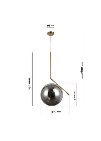 Подвесной светильник 91638171 BRZ+BK (LVS3756) Levistella (305757959)