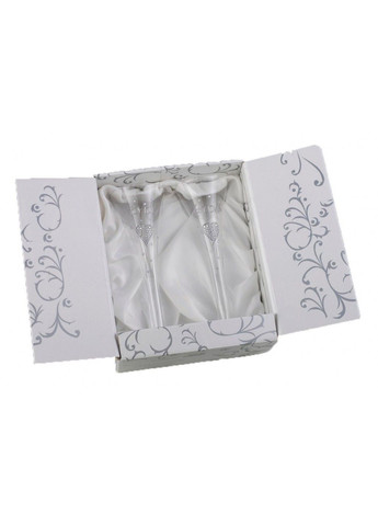 Набір келихів для шампанського "Наречений та наречена" у подарунковій упаковці Boxer (290851430)