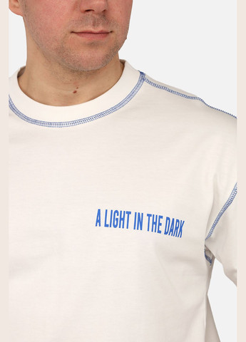 Біла футболка з коротким рукавом чоловіча колір білий cb-00271784 Clang