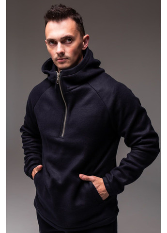 Темно-синий зимний мужской флисовый костюм Vakko