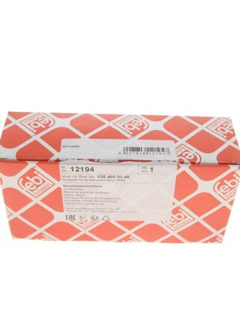 Наконечник рулевой тяги MERCEDES VITO, V-CLASS 96-03 перед. мост (Пр-во FEBI) 12194 Febi Bilstein (366193201)