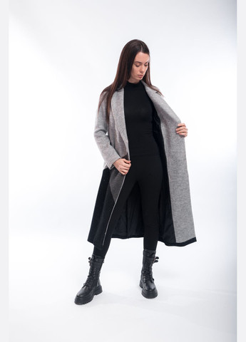 Сіре демісезонне Пальто Сірий Демісезон Повсякденний Donna Bacconi