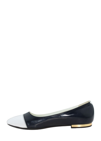 Женские балетки rr0020-1 белый-синий ROSS | синие натуральная кожа (294681233)