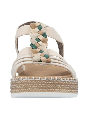 Бежевые босоножки Rieker