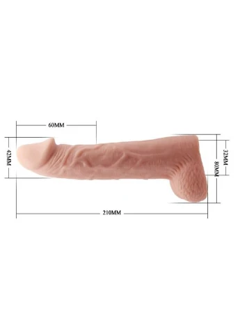 Насадка на член — Penis Sleeve Flesh 6 cm LyBaile (362453421)