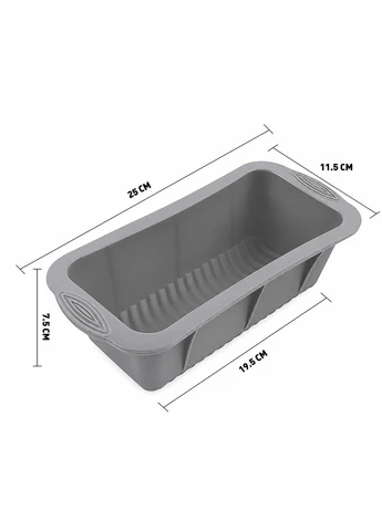 Набор из 2 силиконовых форм для выпечки хлеба 25×11.5×6 см Kitchen Master (399246641)