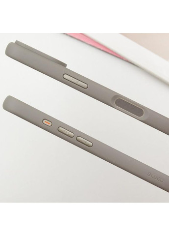 TPU+PC чохол Skin Friendly Frosted with MagSafe для Apple iPhone 16 Pro Max (6.9") Grey Blueo (366832556)