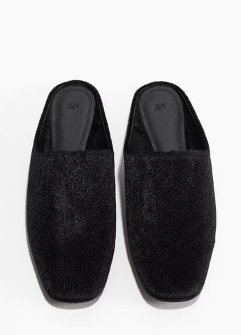 Черные мюли H&M
