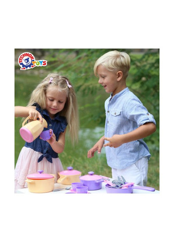 Игрушка Набор посуды для детей кухонный набор игрушечная посуда для игры ТехноК (371793474)