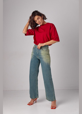 Джинси жіночі з ефектом two-tone coloring Lurex - (287340268)