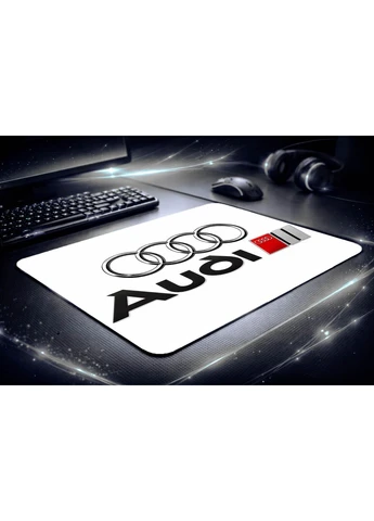 Килимок для миші Audi ігровий та офісний 36х29 нековзка гумова основа, точна поверхня для оптичної та лазерної мишки (51483) No Brand (395658905)