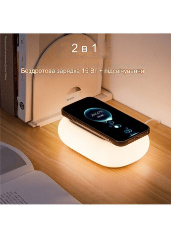 Светодиодная лампа ночник с беспроводной зарядкой K31 Inspire (291449996)