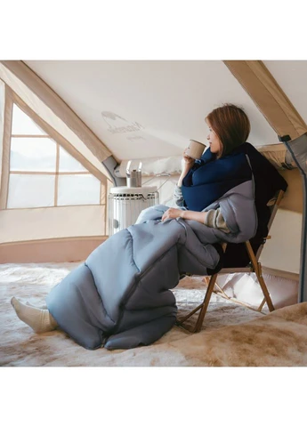 Спальник с капюшоном Sunny Day PL02 U250 CNK2550WS028, (8,5°C), правый, коричнево-зеленый Naturehike (389449054)
