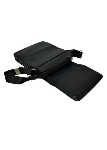 Мужская сумка из эко-кожи Fashion A6655-2 черная 27x22x5.5 No Brand (371682675)
