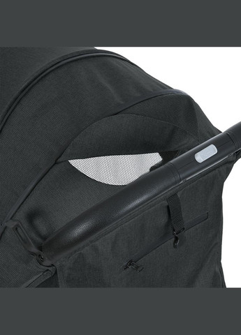 Коляска дитяча Almost Black прогулянкова з чохлом на ніжки Чорна (M 5727-1) Flash (334003757)