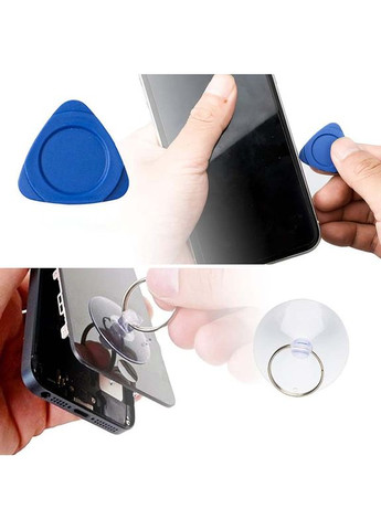 Набор для ремонта смартфона / отвертки / медиаторы / лопатки / присоска / клей B7000 прозрачный 15 ml No Brand (322567757)