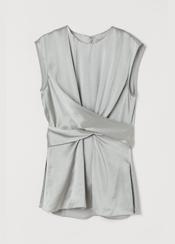 Сіра блуза літо,сірий, H&M