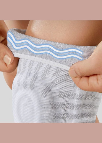 Бандаж для коліна сірий, розмір L, окружність коліна 35,5-39 см Umay (317955991)