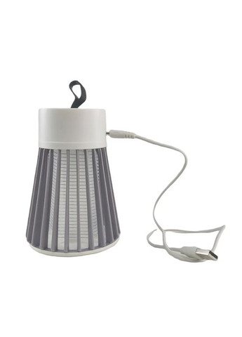 Ловушка-лампа от насекомых Mosquito killing Lamp YG-002 от USB с LED подсветкой Серая No Brand (282962603)