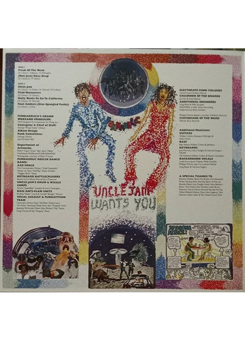 Вінілова Платівка Funkadelic – Uncle Jam Wants You (LP, Album, Reissue, Remastered, 180g Vinyl) (5060767443125) No Brand (369739475)