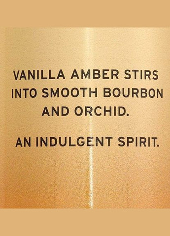 Парфумований спрей для тіла Vanilla Amber Bourbon Mist 250 ml Victoria's Secret (306855589)