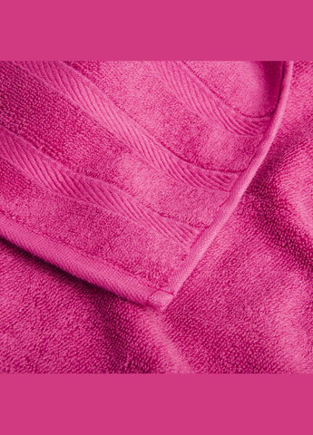 IDEIA рушник махровий косичка 70х140 см пурпуровий рожевий виробництво - Узбекистан