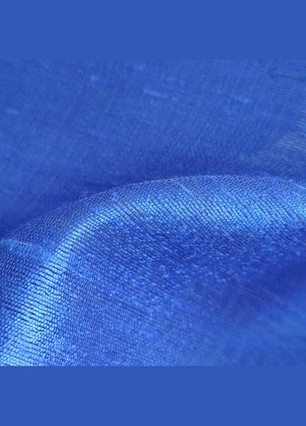 Шарф шелковый синий дикий шелк 180х60 см a-2825 Silk Route (291162652)