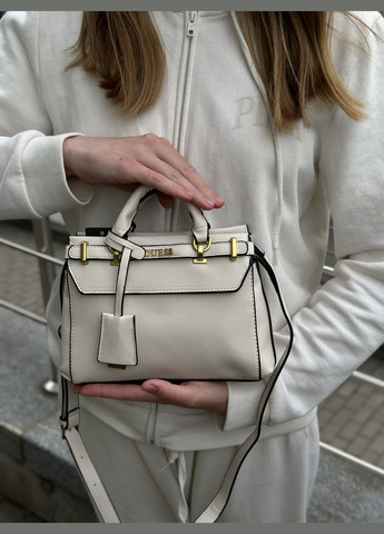 Женская сумка Guess с двумя ручками белая No Brand (295563444)