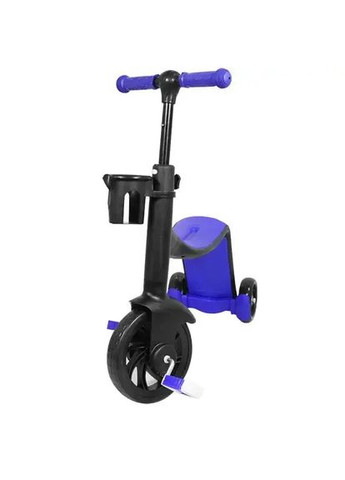 Дитячий самокат трансформер біговіл з кошиком Best Scooter 3 в 1 Digital (363833611)