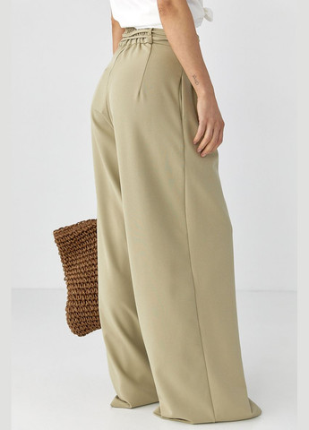 Классические брюки-палаццо со складками Lurex Брюки (333942699)