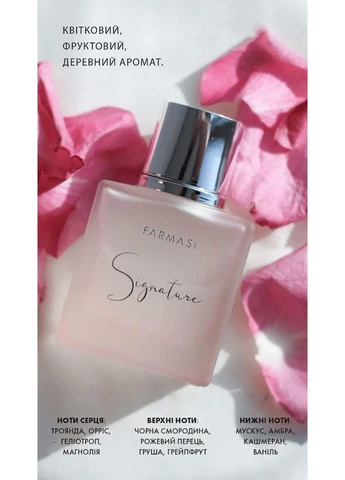 Жіноча парфумована вода Signature, 50 мл Farmasi (402382150)