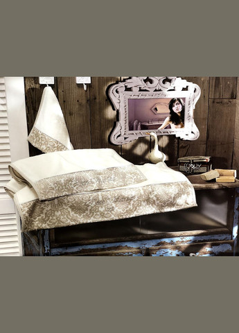 Набір рушників Rose Marine Beige бамбукові 30-50 см, 50-100 см, 85-150 см бежеві Maison D'or кремовий