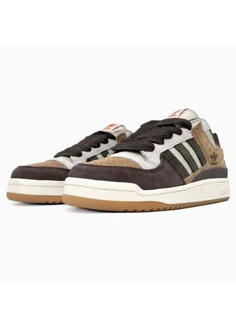 Коричневые демисезонные кроссовки мужские adidas forum 84 low brown адидас форум 84 коричневые No Brand
