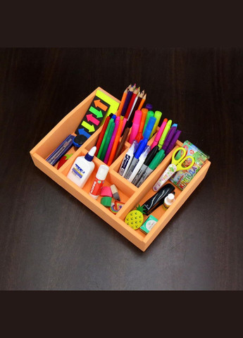 Органайзер настільний з дерева Бруквуд грейпфрут (КНЦ-005054) No Brand (328224639)