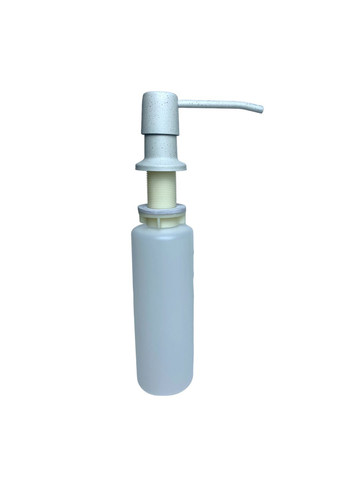 Набор кухонный Ovum, искусственный камень, овальная, с крылом, 615х495х200мм, чаша - 1, врезная, Old stone + смеситель и дозатор Adamant (371632955)