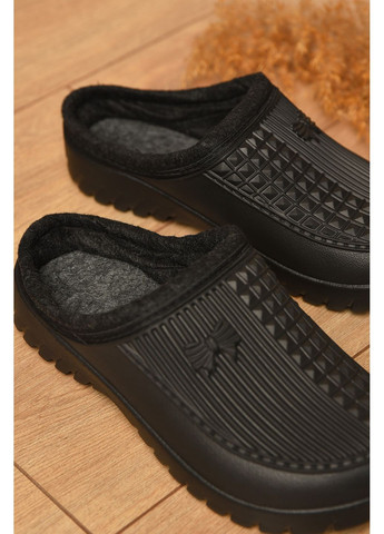 Калоші жіночі ез задника утеплені чорного кольору Let's Shop (353687187)