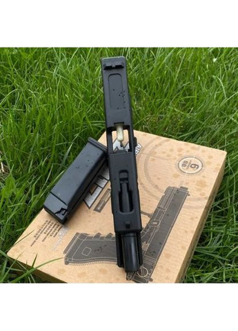 Страйкбольний Пістолет Глок ZM17 Glock 18C Затворна затримка, повна розборка, кульки 6 мм Чорний CYMA (363115067)