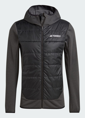 Черная демисезонная куртка terrex multi hybrid insulated hooded adidas