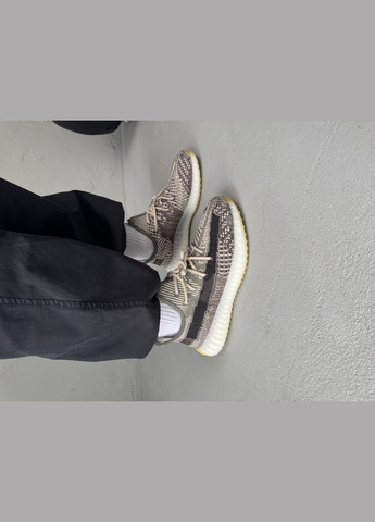 Серые демисезонные кроссовки мужские и женские adidas yeezy boost 350 grey | адидас изи буст 350 серые No Brand