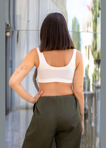 Молочный топ бюстгальтер-топ a 6563 Acousma без косточек нейлон, спандекс