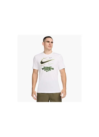 Біла футболка унісекс df tee iykyk su24 white Nike