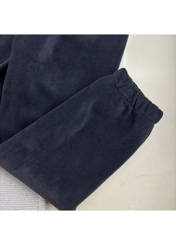 Графітовий зимній дитячий теплий костюм тедді з полар флісу на затяжках (толстовка+штани)графіт брючний No Brand