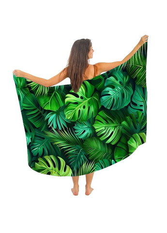 Парео пляжное с 3D принтом Monstera Mood 31108 150х180 см FlexDress (336873560)