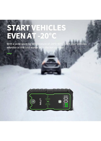 Бустер (пусковий пристрій) JS-1 Pro 2500A, 12В, 59,2Wh (1388) UTRAI (370142140)