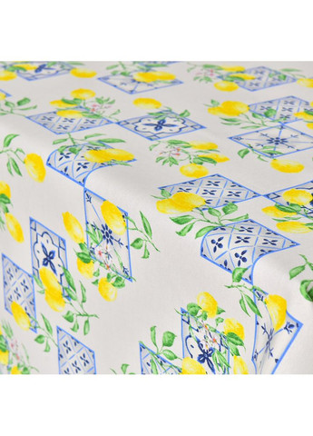 Скатерть с водоотталкивающей пропиткой 140х170 см хлопок лимон IDEIA (365301293)