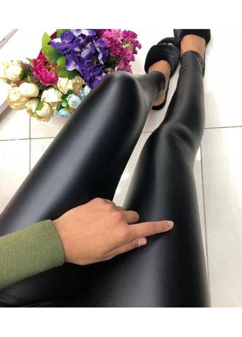 Матові лосини з еко шкіри на флісі Україна (355803363)